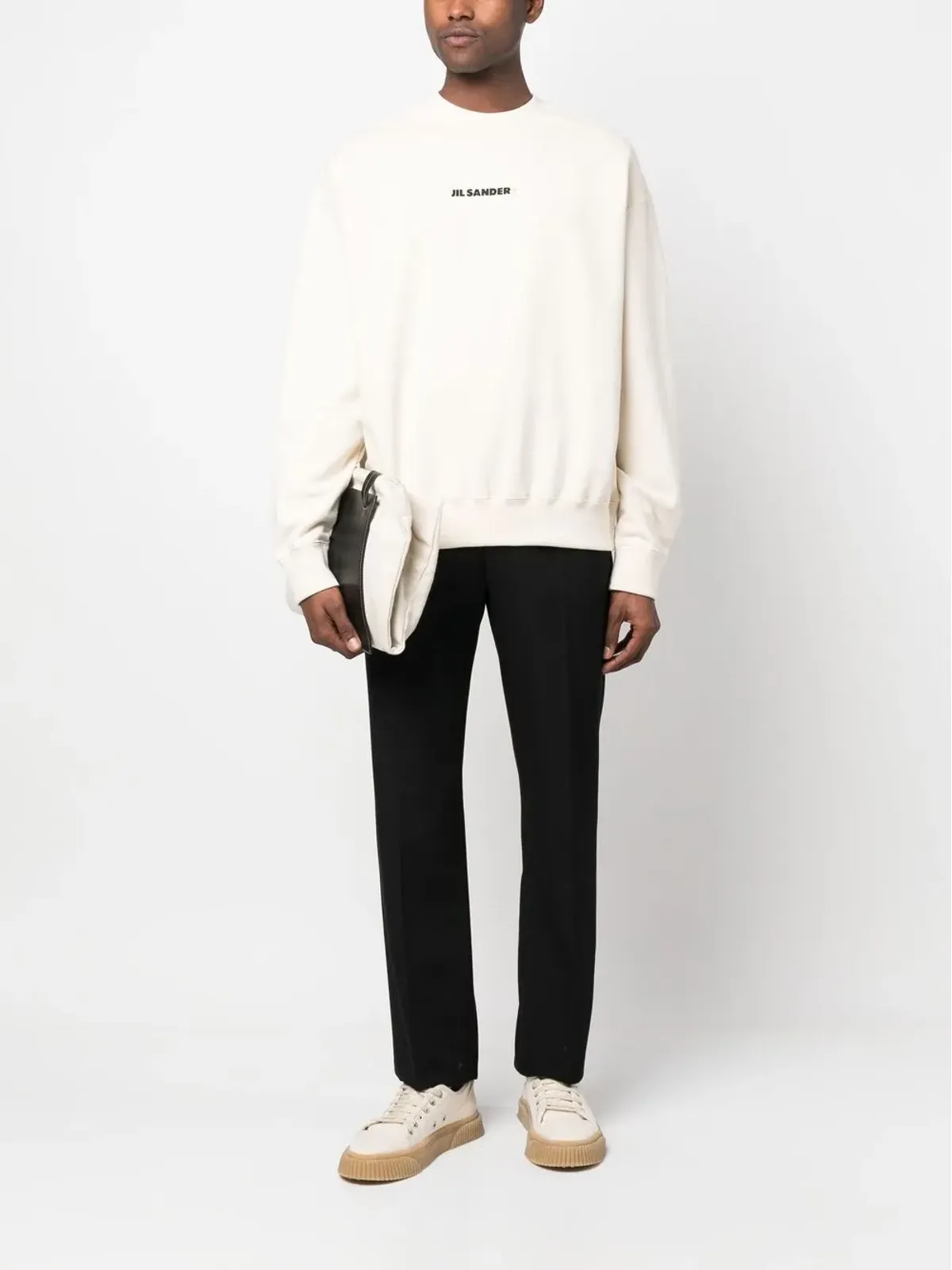 Jil Sander ロゴプリント クルーネック スウェットシャツ - 画像2