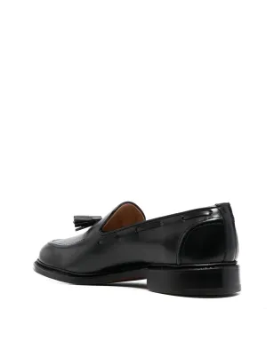 Tricker's タッセルディテール レザー ローファー - ブラック - サムネイル3