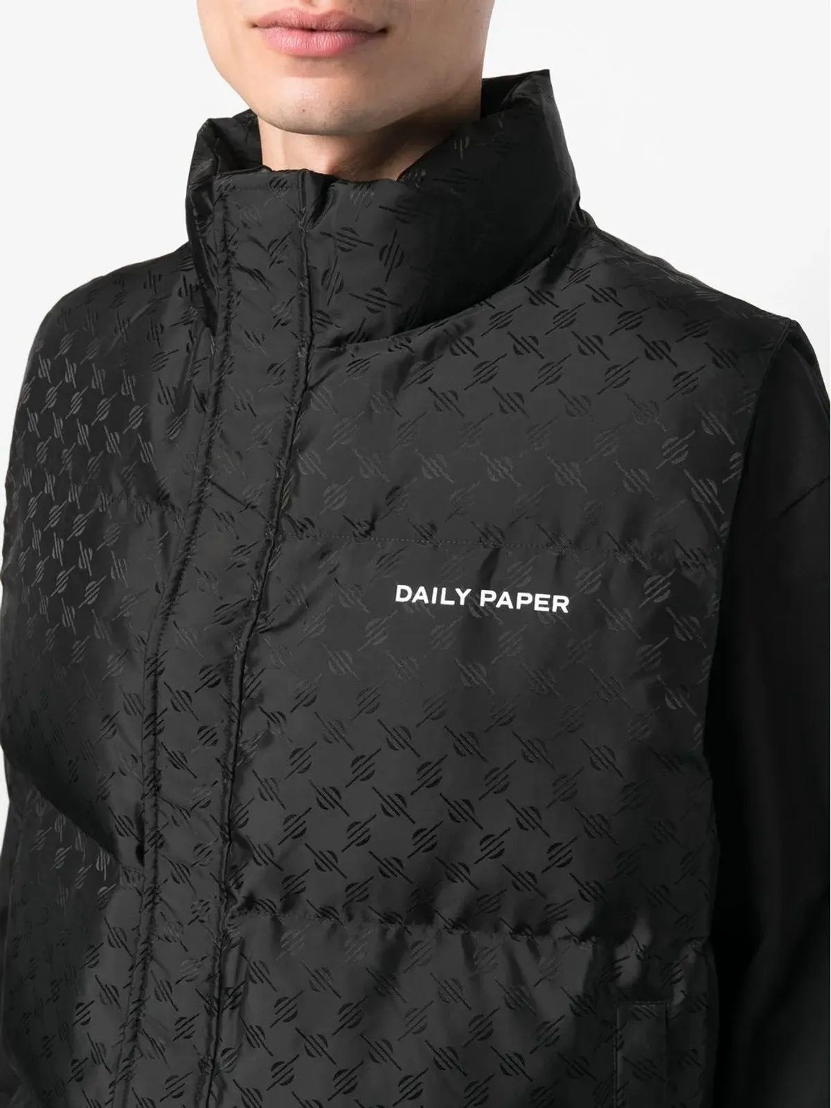 Daily Paper モノグラム ポンド パデッド ジレ - 画像5