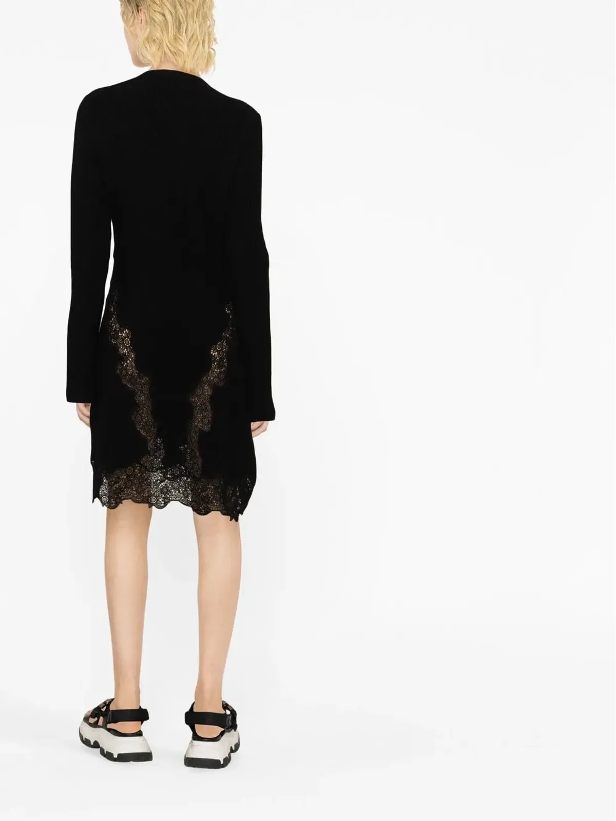 Chloé レースパネルのニットミニドレス - 画像4