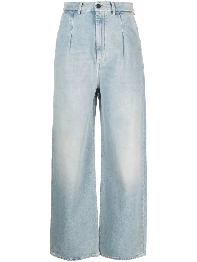 Loulou de Saison LouLou de Saison ハイウエスト・ワイドデニムジーンズの商品画像