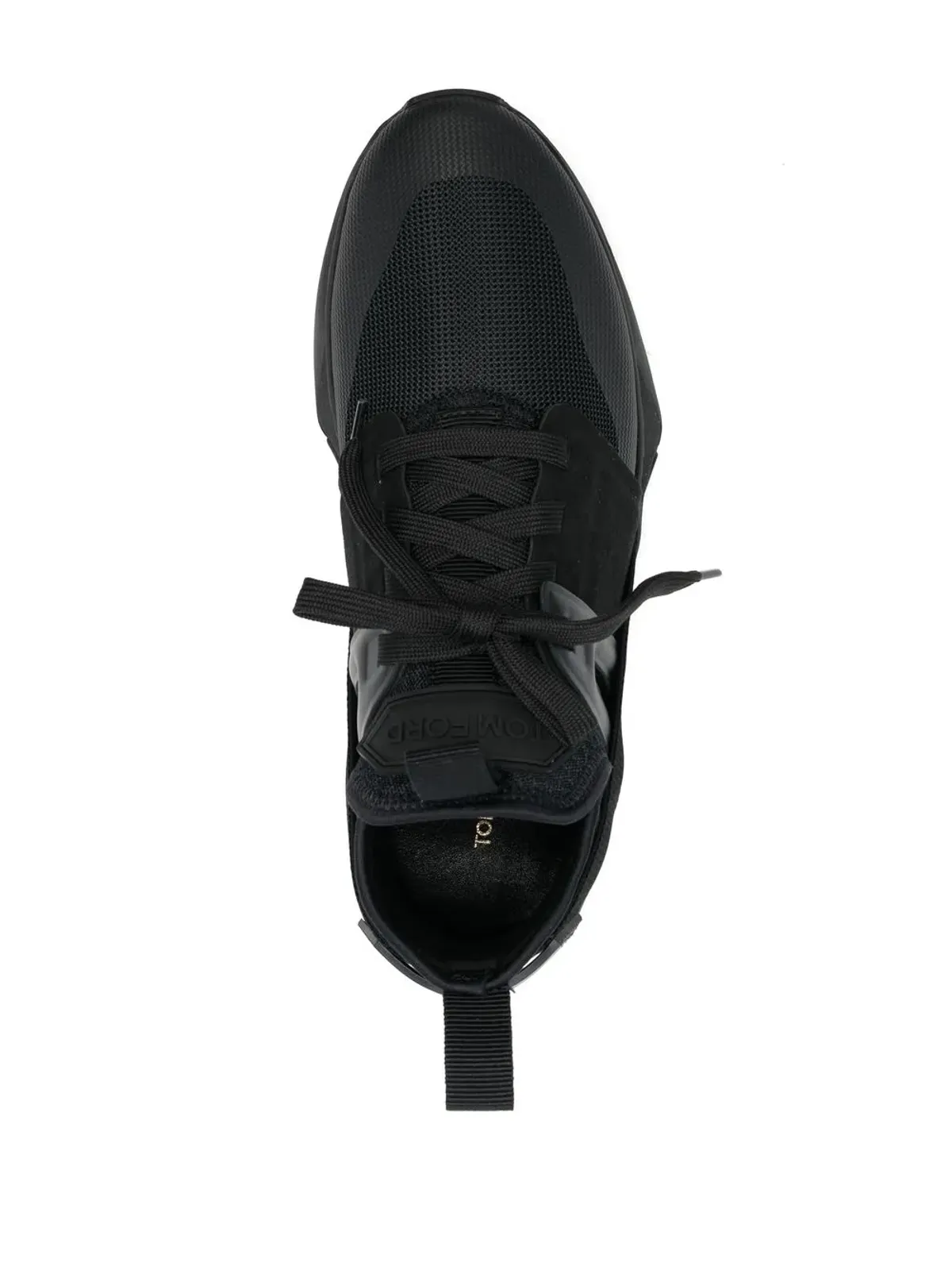 TOM FORD Jago ロゴパッチ レースアップスニーカー - 画像4