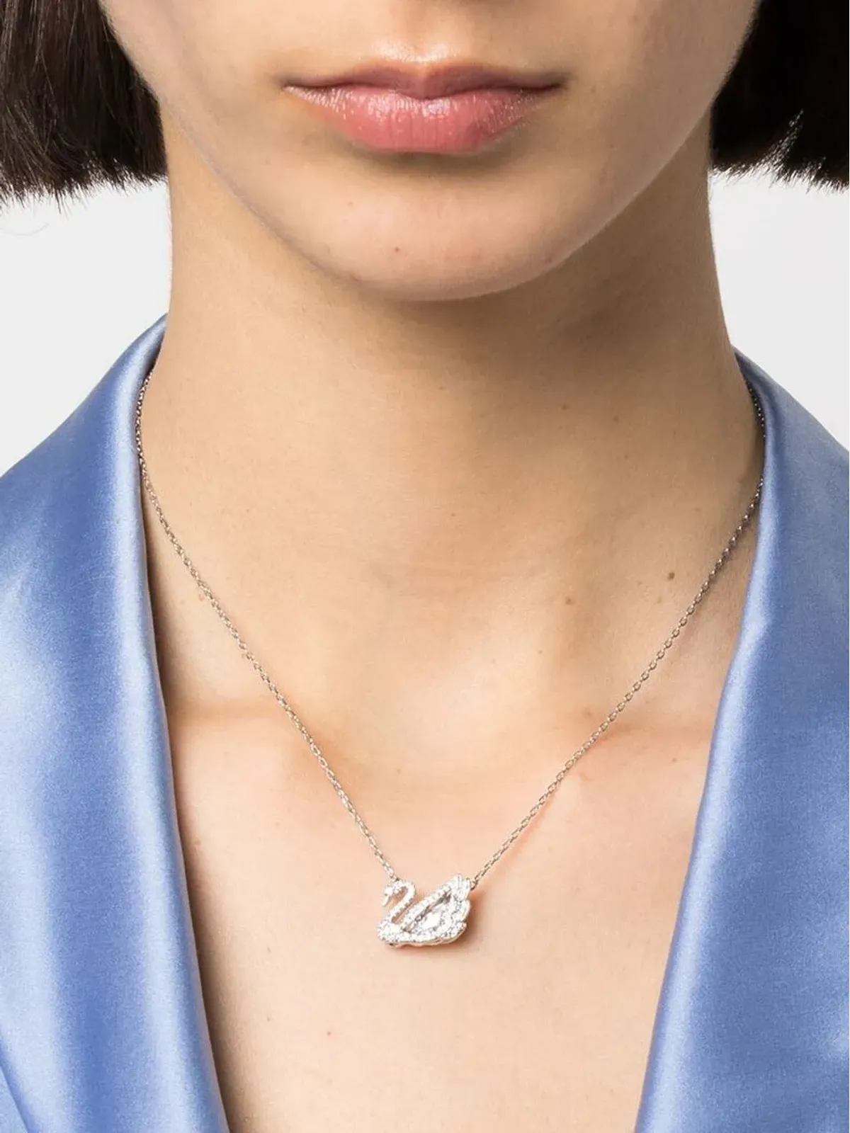 Swarovski ロゴ入りクリスタルペンダントチェーン - 画像2