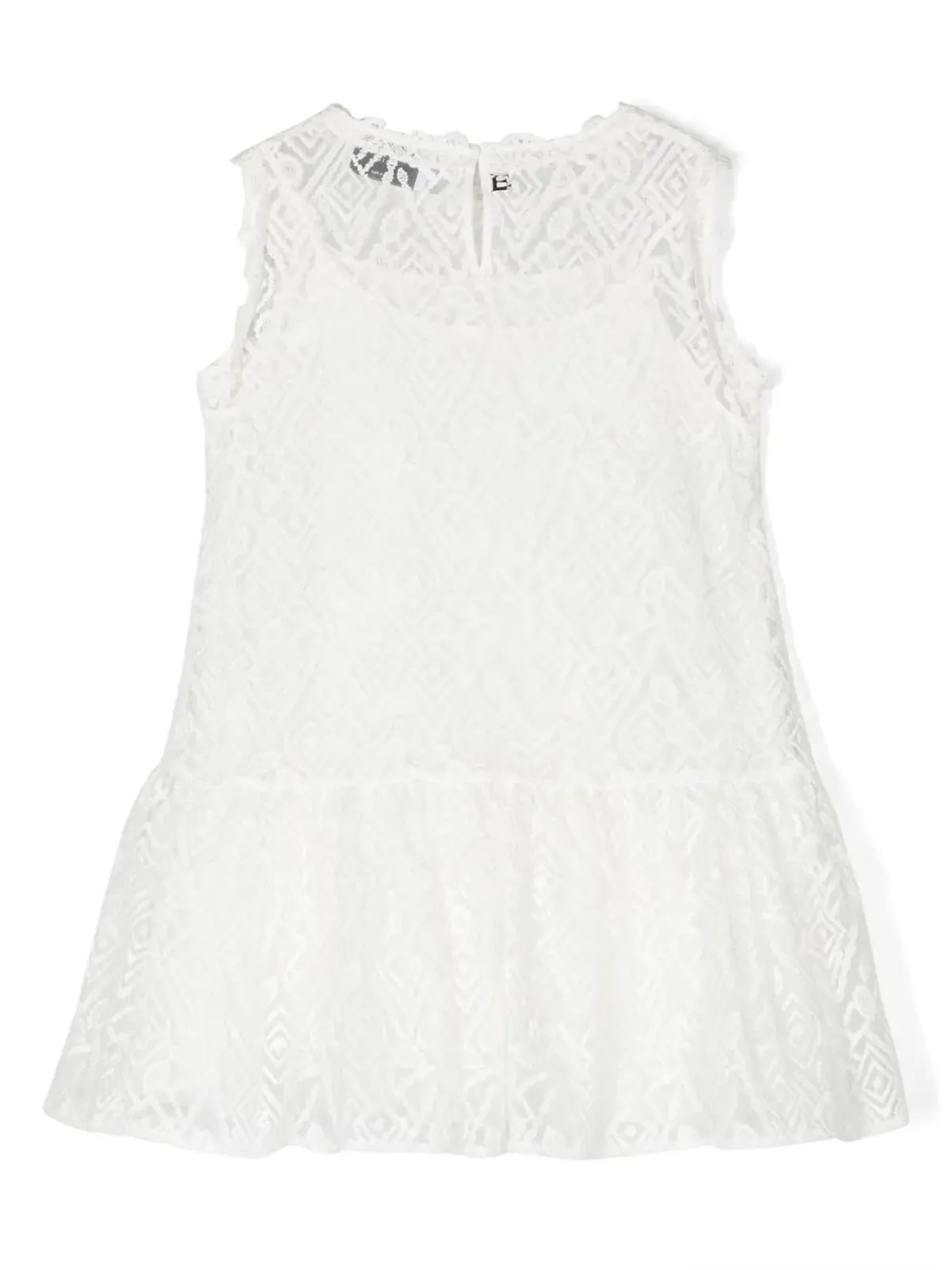 Ermanno Scervino Junior グラフィックプリント ノースリーブドレス - 画像2