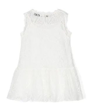 Ermanno Scervino Junior グラフィックプリント ノースリーブドレス - サムネイル2