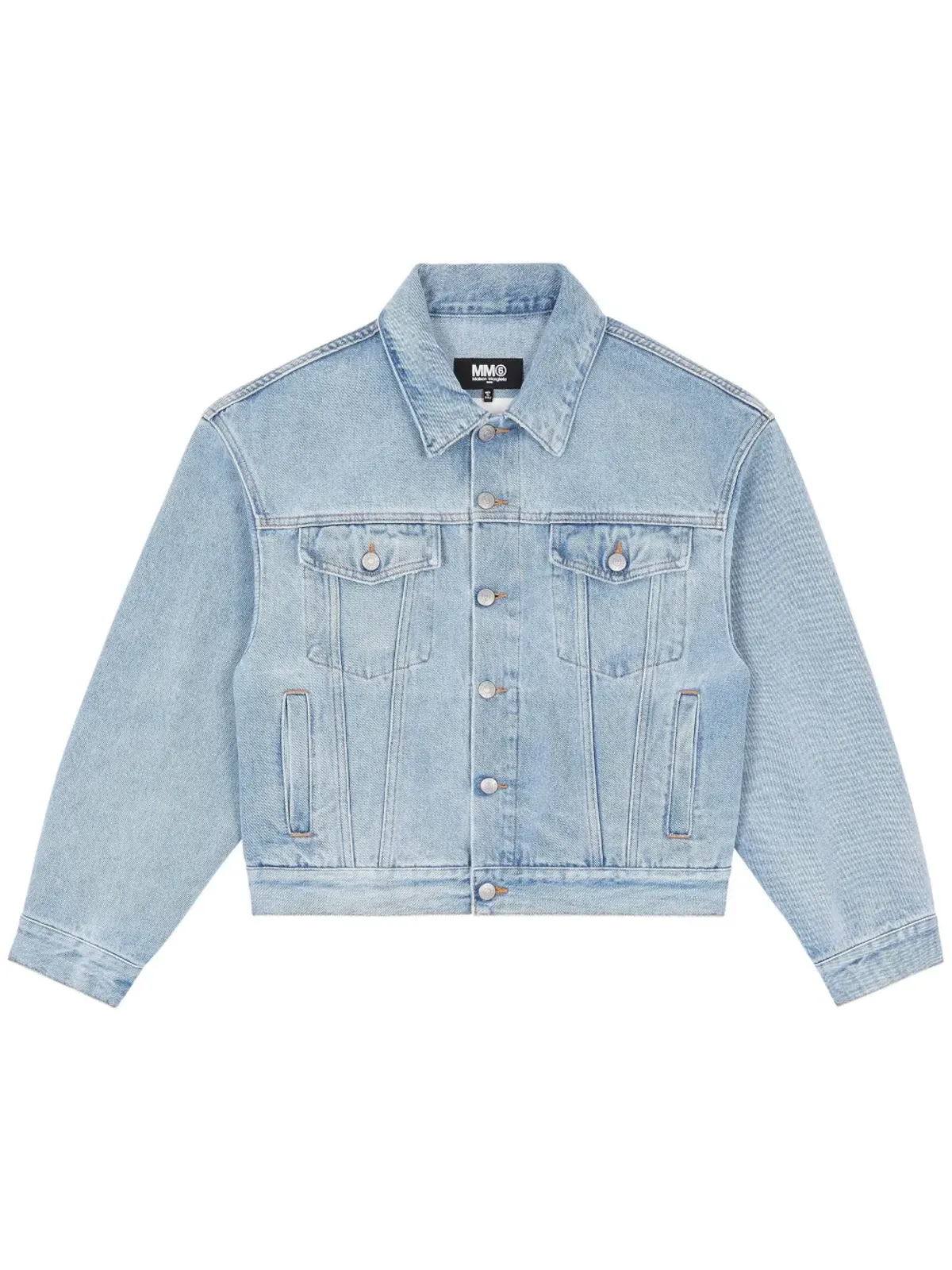 MM6 Maison Margiela ボタンアップデニムジャケット - 画像1