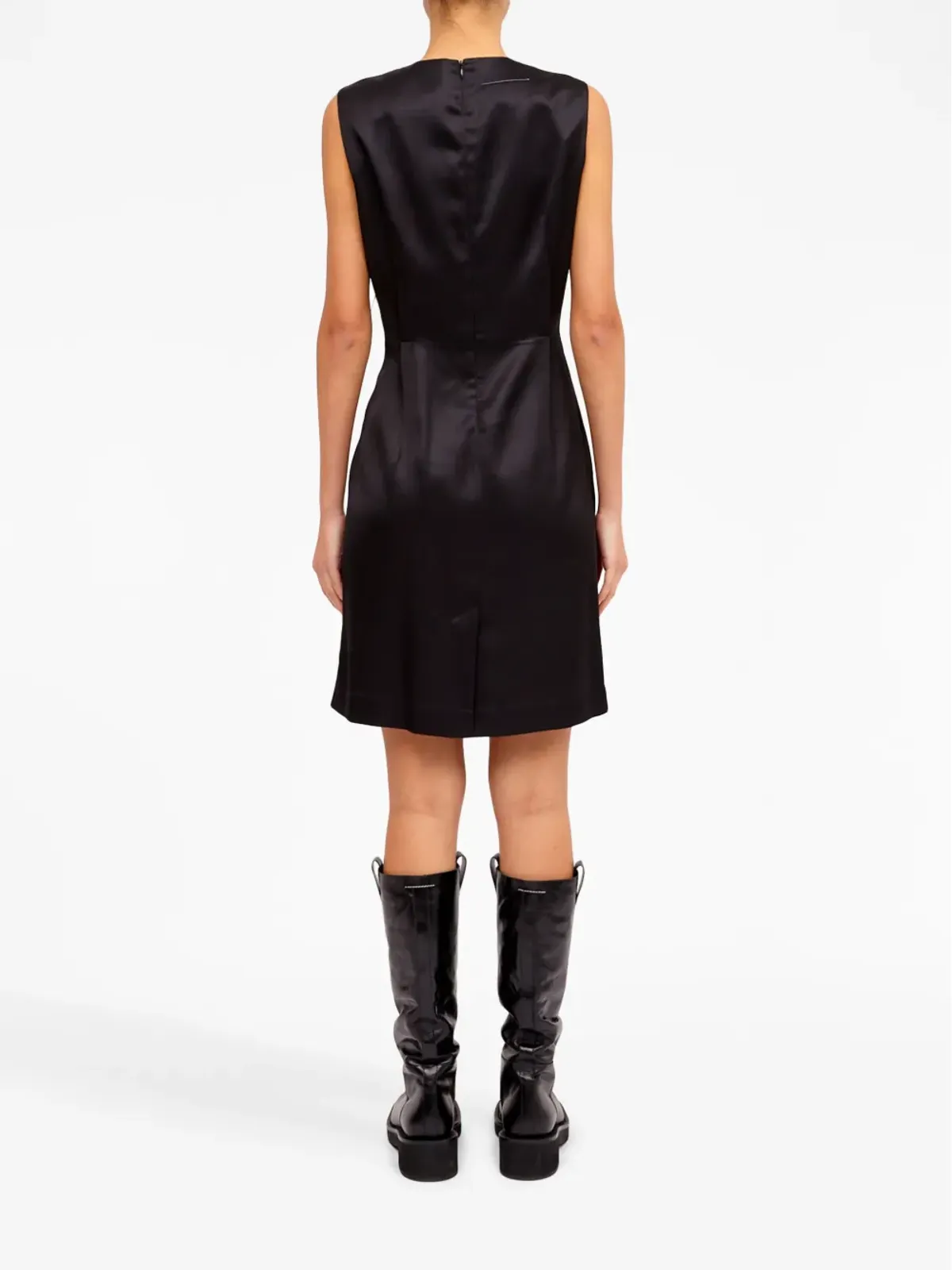 MM6 Maison Margiela ピンストライプ ノースリーブ ミニドレス - 画像4