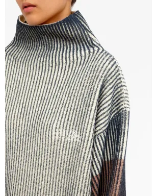 MM6 Maison Margiela ハイネックリブニットジャンパー - White - サムネイル5