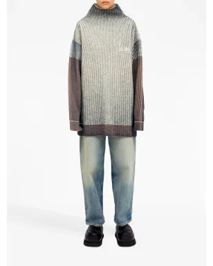 MM6 Maison Margiela ハイネックリブニットジャンパー - White - サムネイル2
