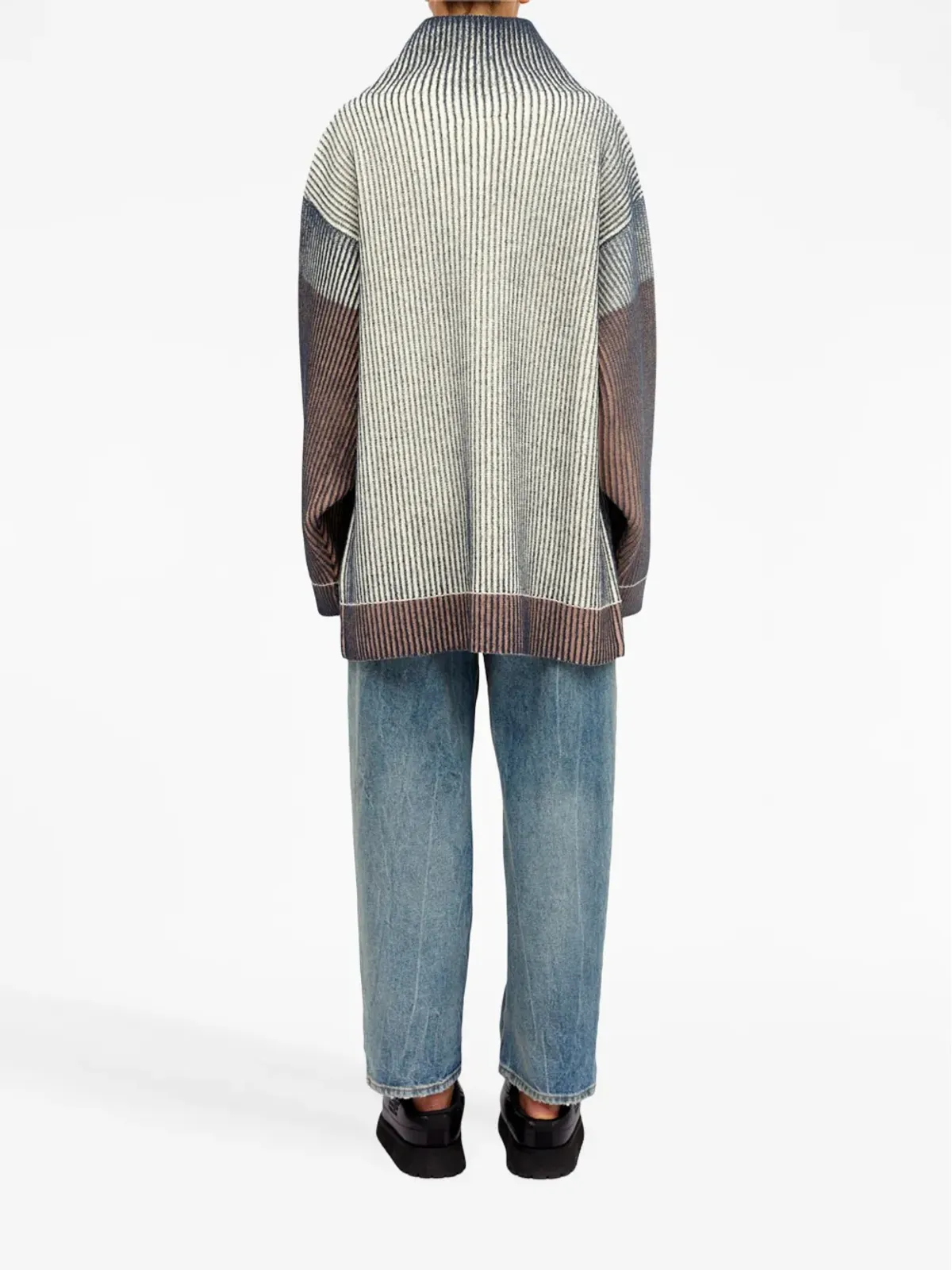 MM6 Maison Margiela ハイネックリブニットジャンパー - White - 画像4