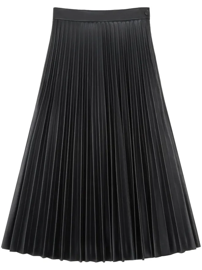 MM6 Maison Margiela MM6 Maison Margiela プリーツミディスカート - ブラックの商品画像