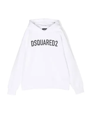 DSQUARED2 KIDS ロゴプリントディテール フーディー - サムネイル1
