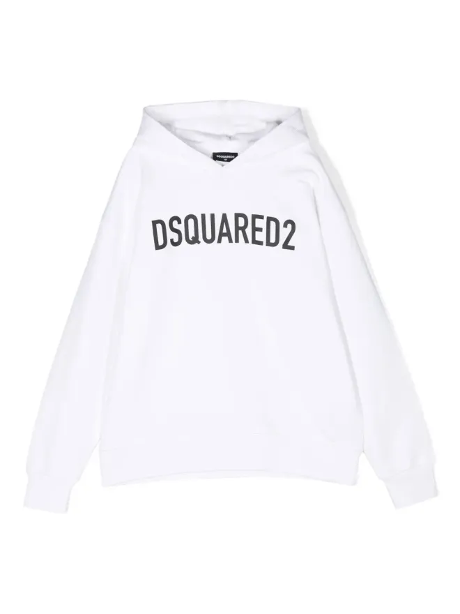DSQUARED2 KIDS DSQUARED2 KIDS ロゴプリントディテール フーディーの商品画像
