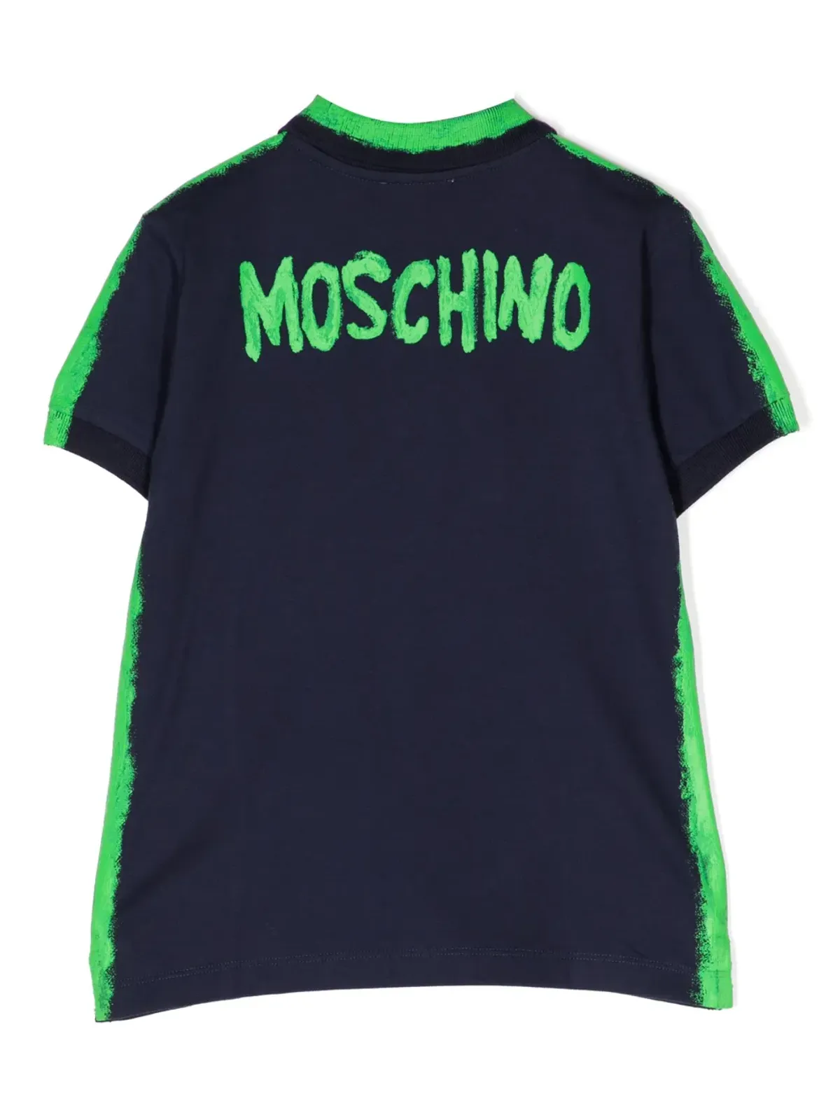 Moschino Kids ロゴプリント ポロシャツ - 画像2