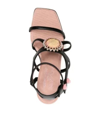 Madison.Maison Postiano チャームストラップ サンダル - ブラック - サムネイル4