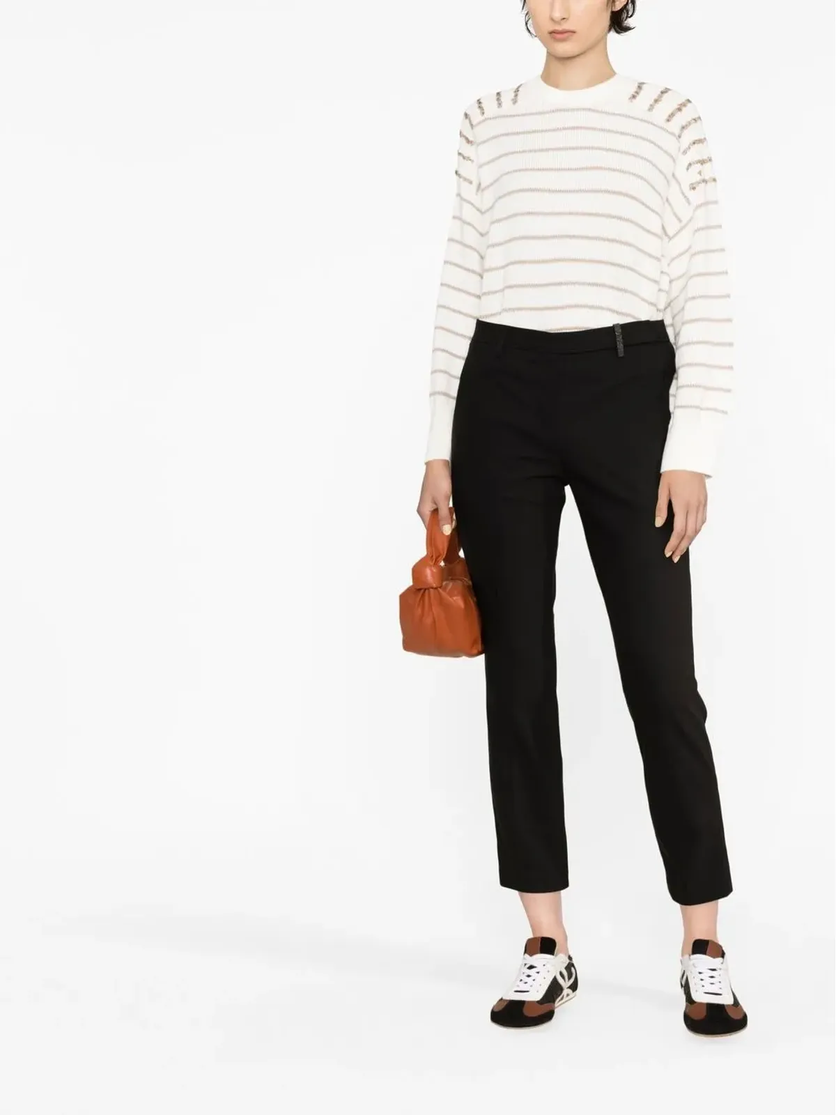 Brunello Cucinelli モニリ スリムフィットパンツ - 画像2