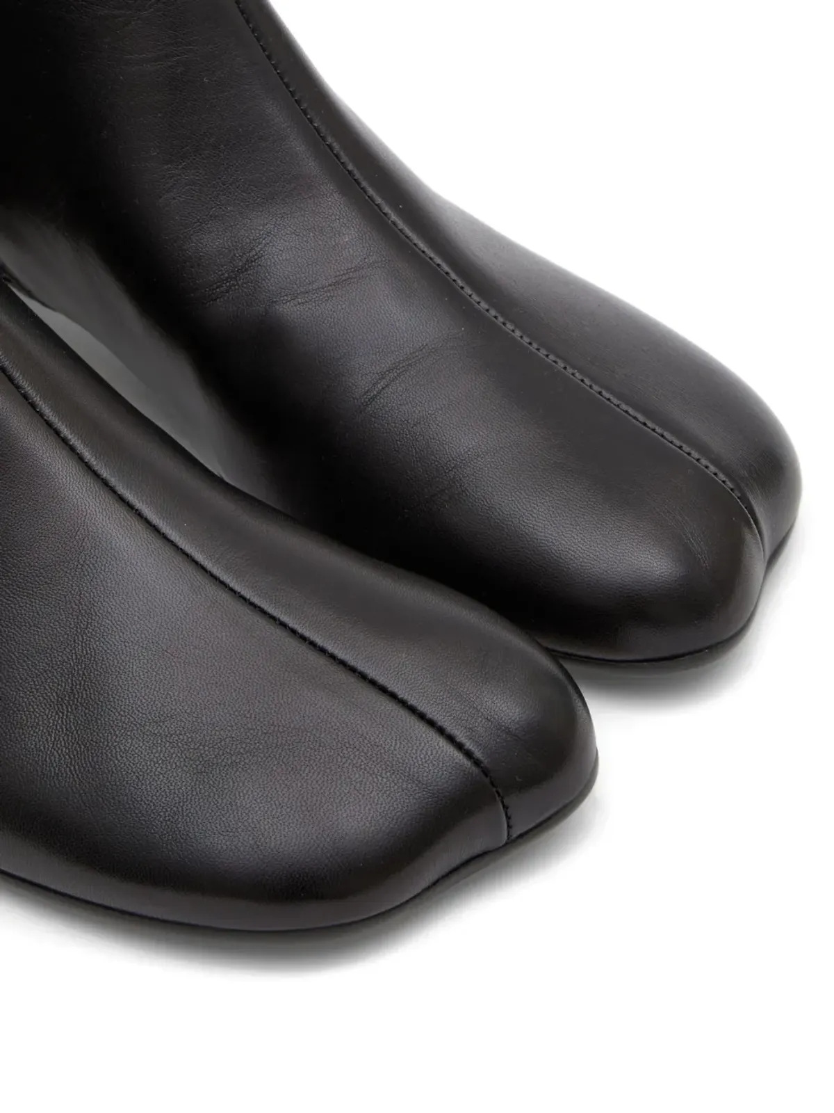 MM6 Maison Margiela アナトミック レザー アンクルブーツ - 画像5