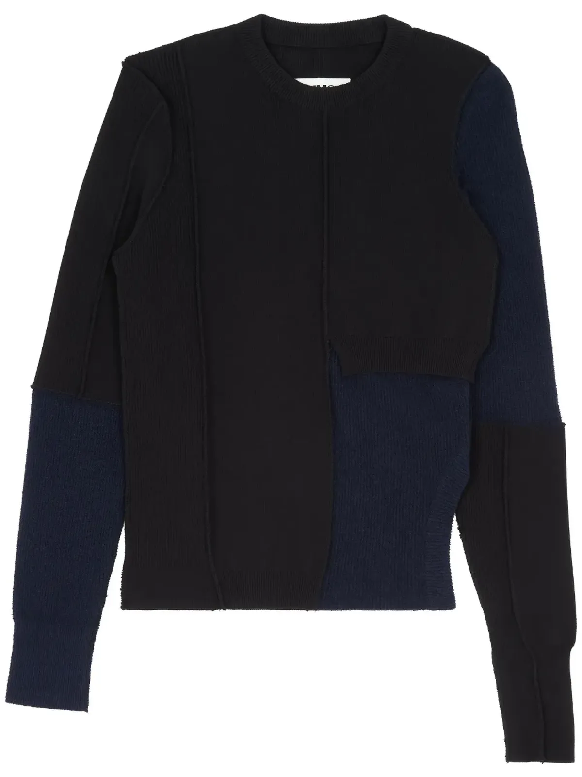 MM6 Maison Margiela ステッチディテール クルーネック ジャンパー - 画像1