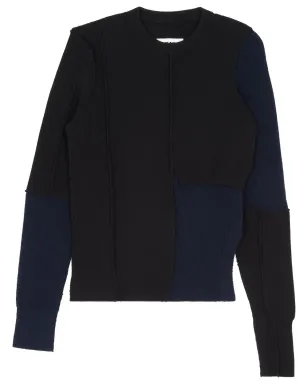 MM6 Maison Margiela ステッチディテール クルーネック ジャンパー - サムネイル1