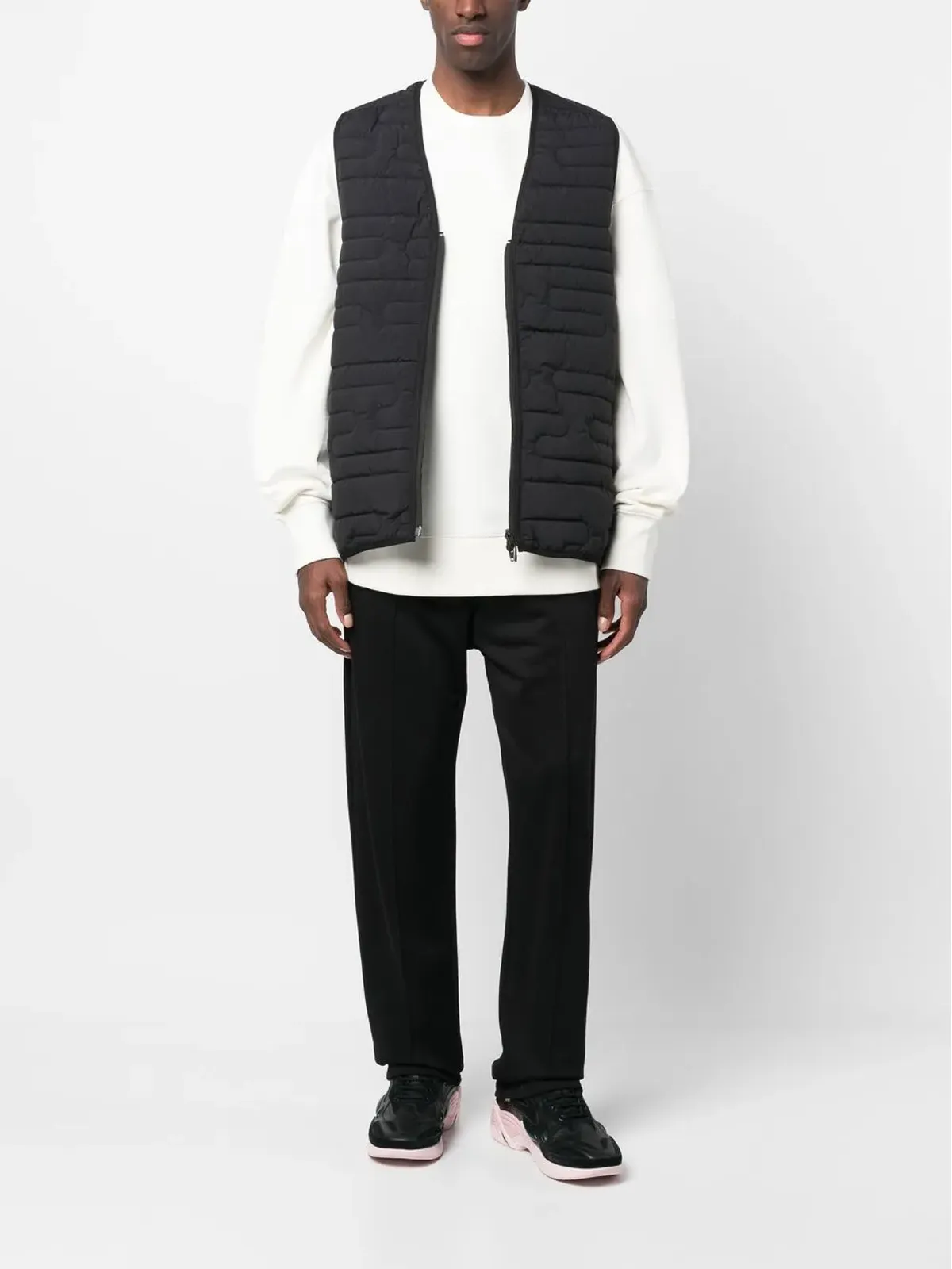 Y-3 長袖オーガニックコットン スウェットシャツ - 画像2