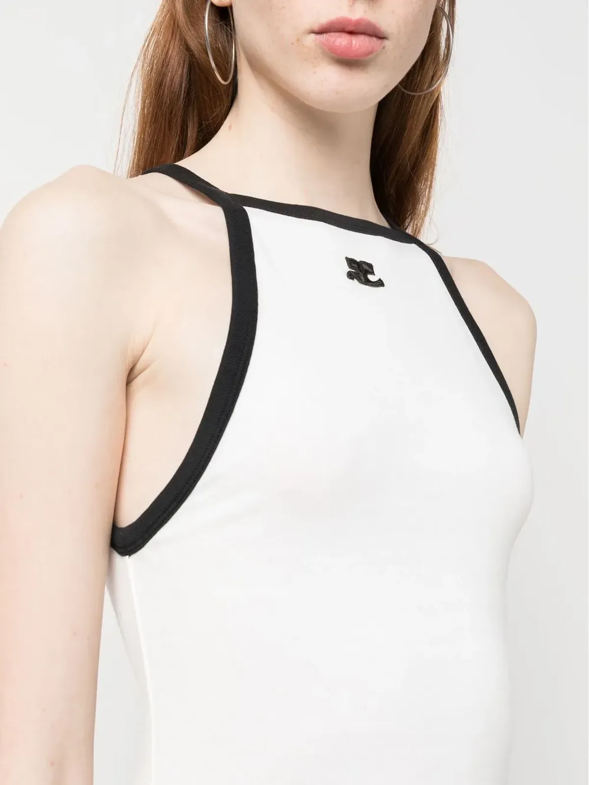 Courrèges ノースリーブ ミニドレス - 画像5