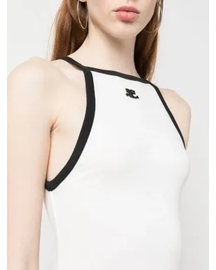 Courrèges ノースリーブ ミニドレス - サムネイル5