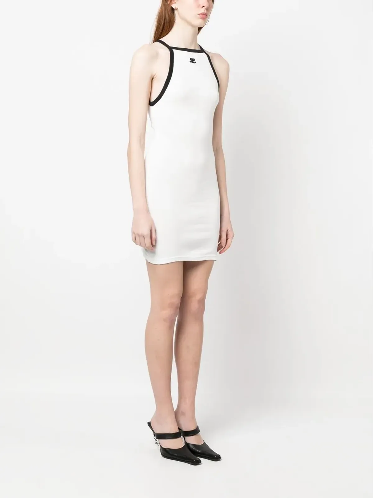 Courrèges ノースリーブ ミニドレス - 画像3