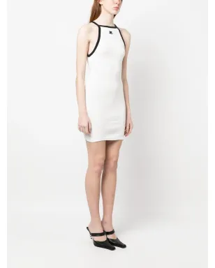 Courrèges ノースリーブ ミニドレス - サムネイル3