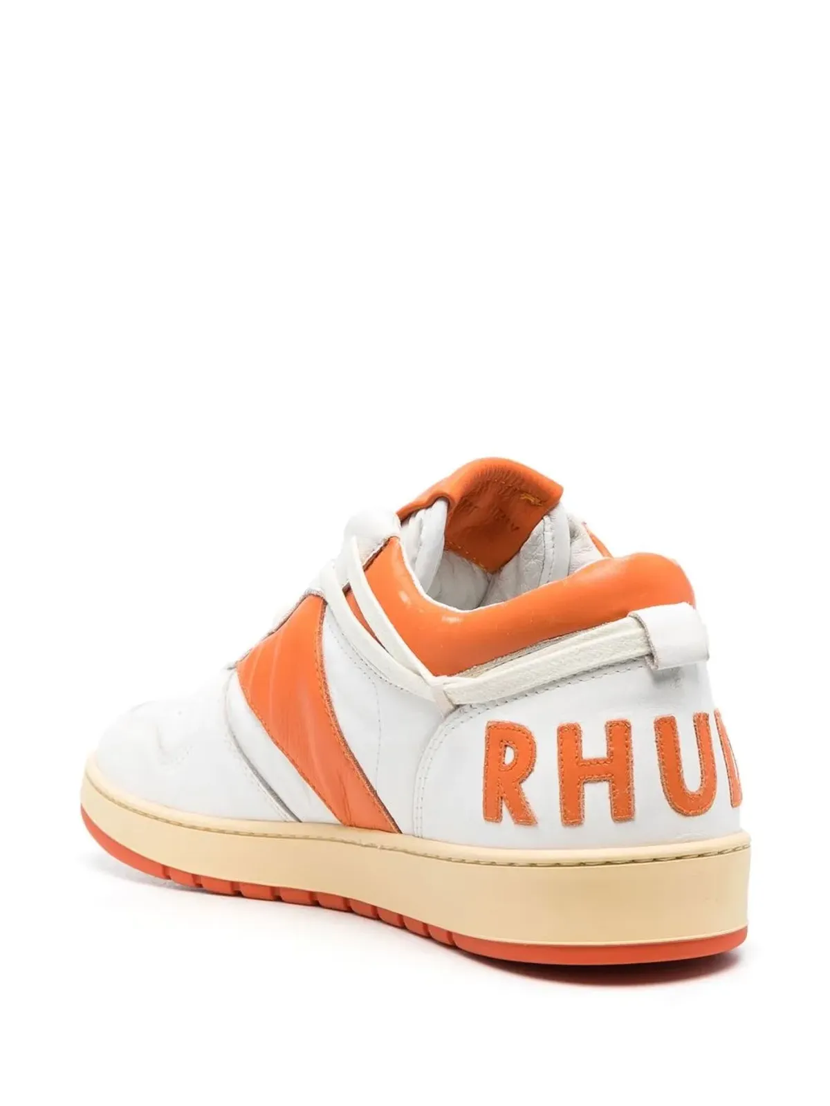 RHUDE ロゴパッチ レザー スニーカー - 画像3