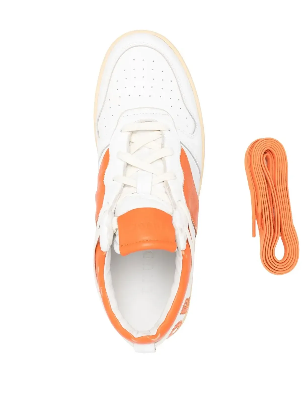 RHUDE ロゴパッチ レザー スニーカー - 画像4