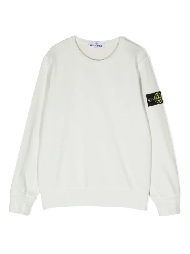 Stone Island Junior Stone Island Junior コンパスパッチ付きスウェットシャツ - グレーの商品画像