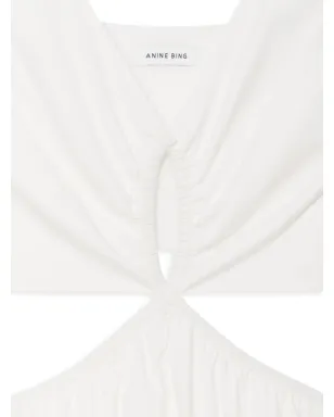 ANINE BING ディオーネ カットアウト ミディドレス - White - サムネイル4