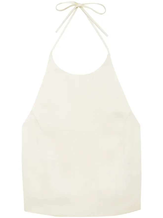 ANINE BING ANINE BING Leslie silk halterneck topの商品画像