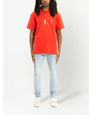 Purple Brand グラフィックロゴ コットン Tシャツ - オレンジ - サムネイル2