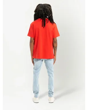 Purple Brand グラフィックロゴ コットン Tシャツ - オレンジ - サムネイル3