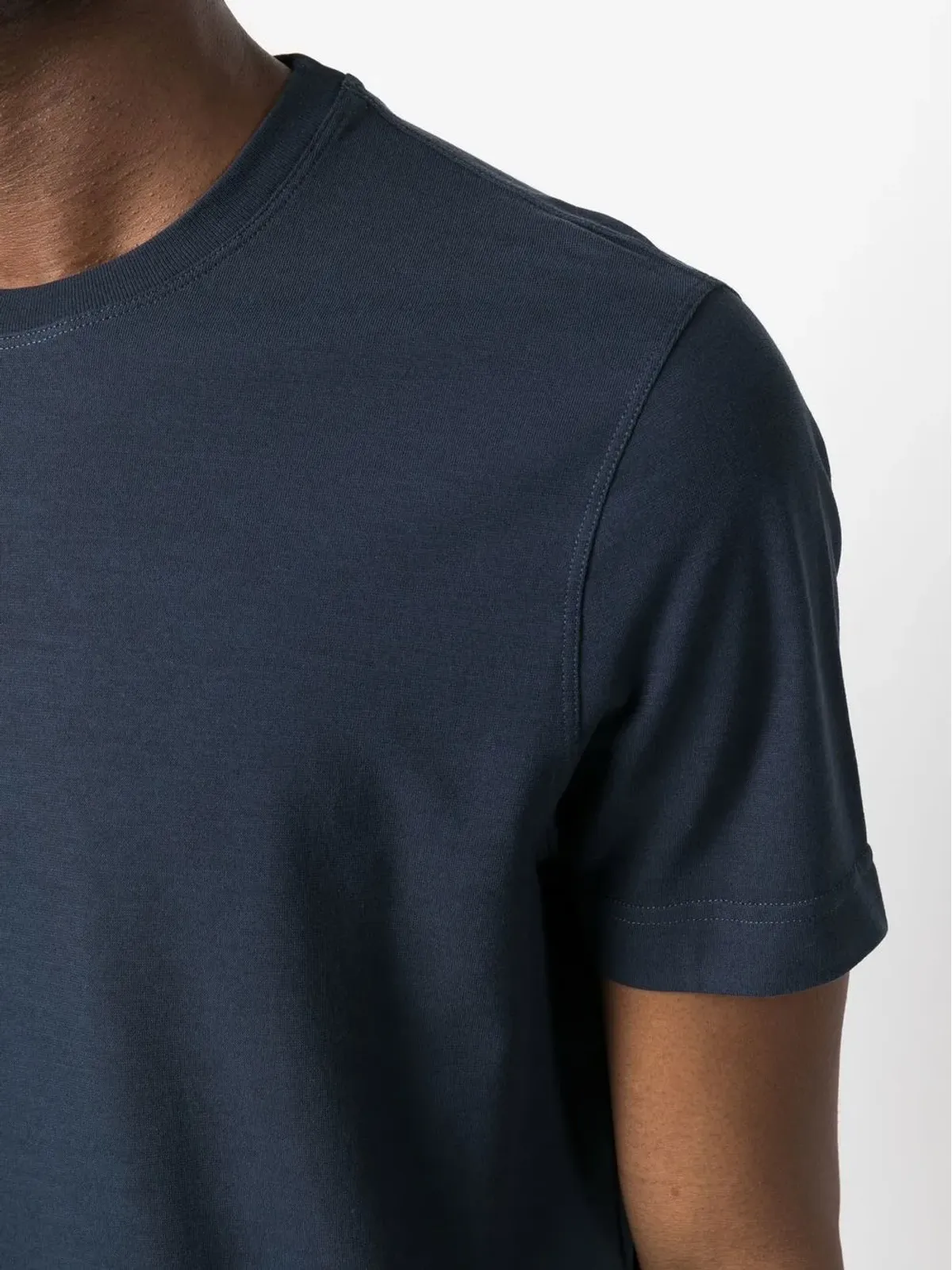 Zanone クルーネック コットンTシャツ - ブルー - 画像5