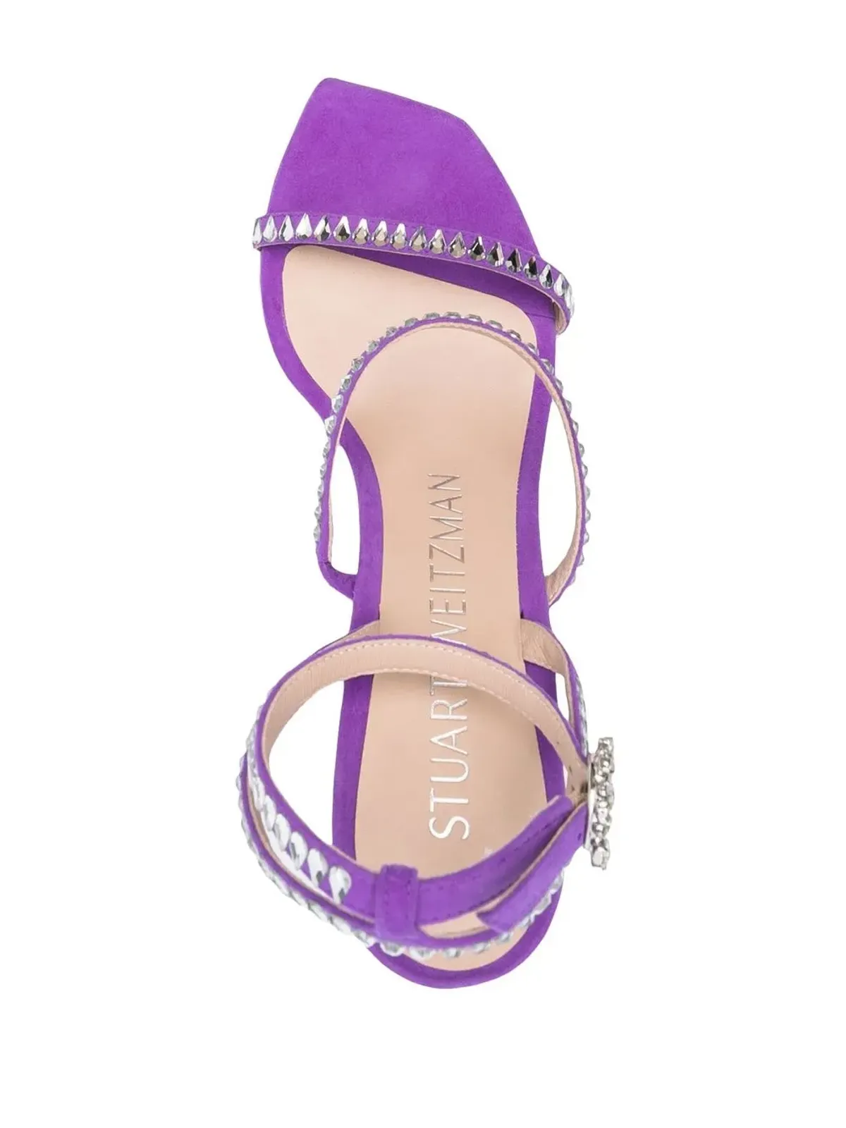 Stuart Weitzman ジェムカット スティレットサンダル パープル - 画像4
