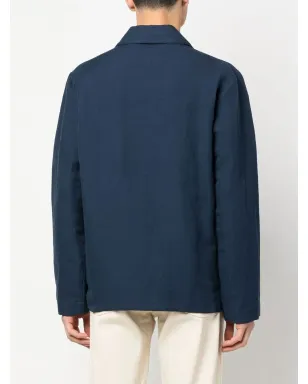A.P.C. ボタンアップジャケット ブルー - サムネイル4