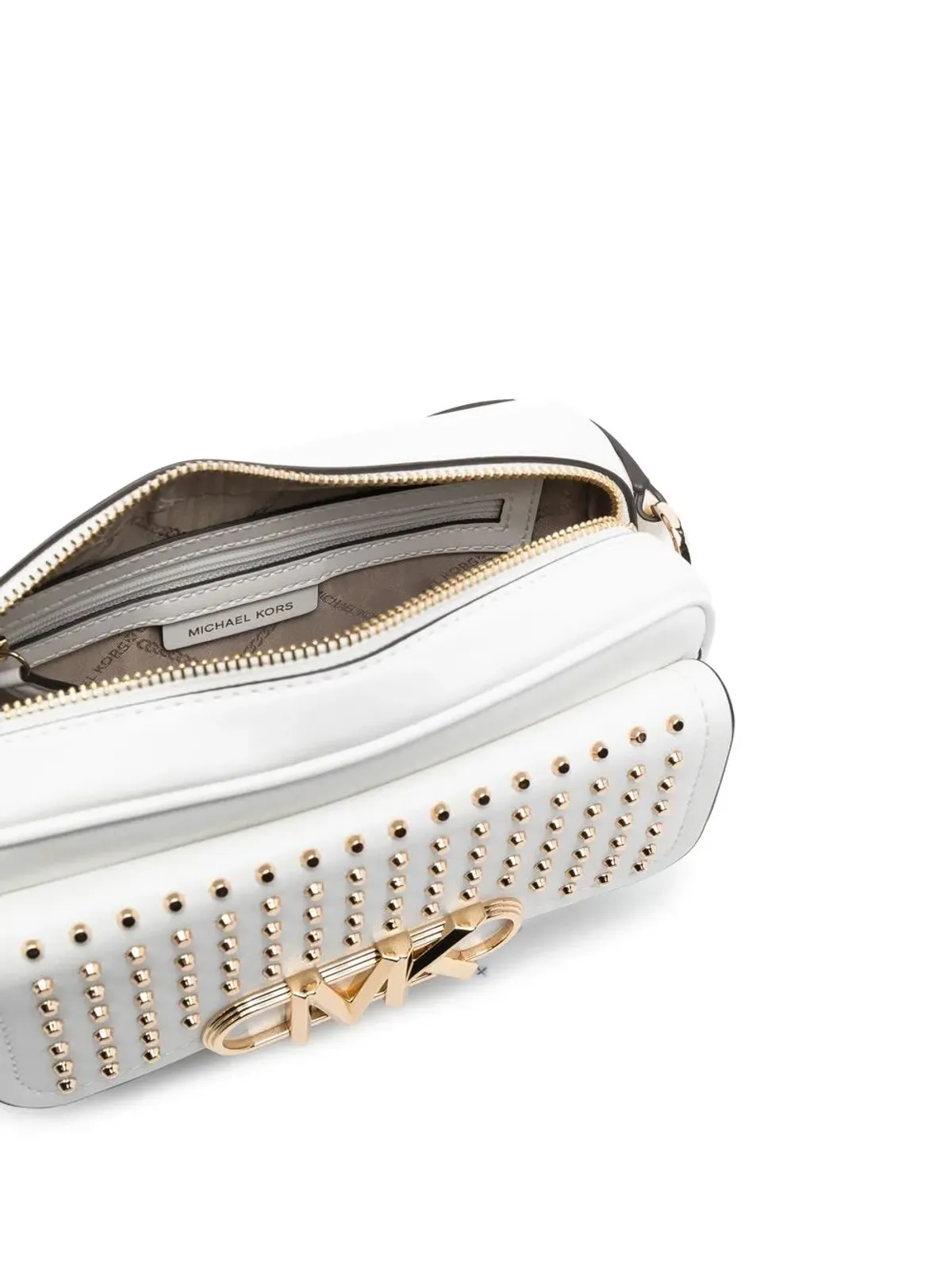 Michael Michael Kors ロゴプレート レザー クロスボディバッグ - 画像5