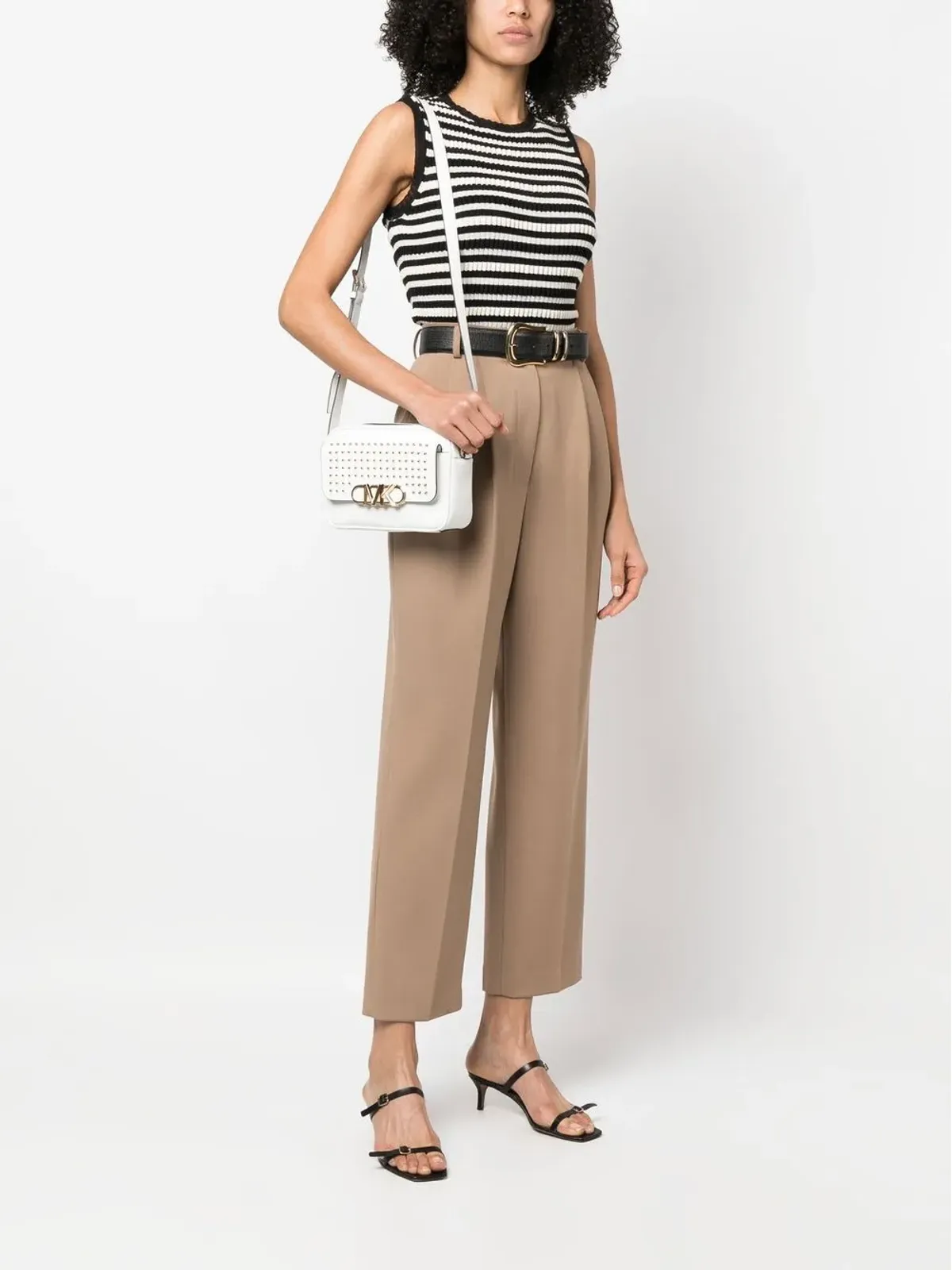 Michael Michael Kors ロゴプレート レザー クロスボディバッグ - 画像2