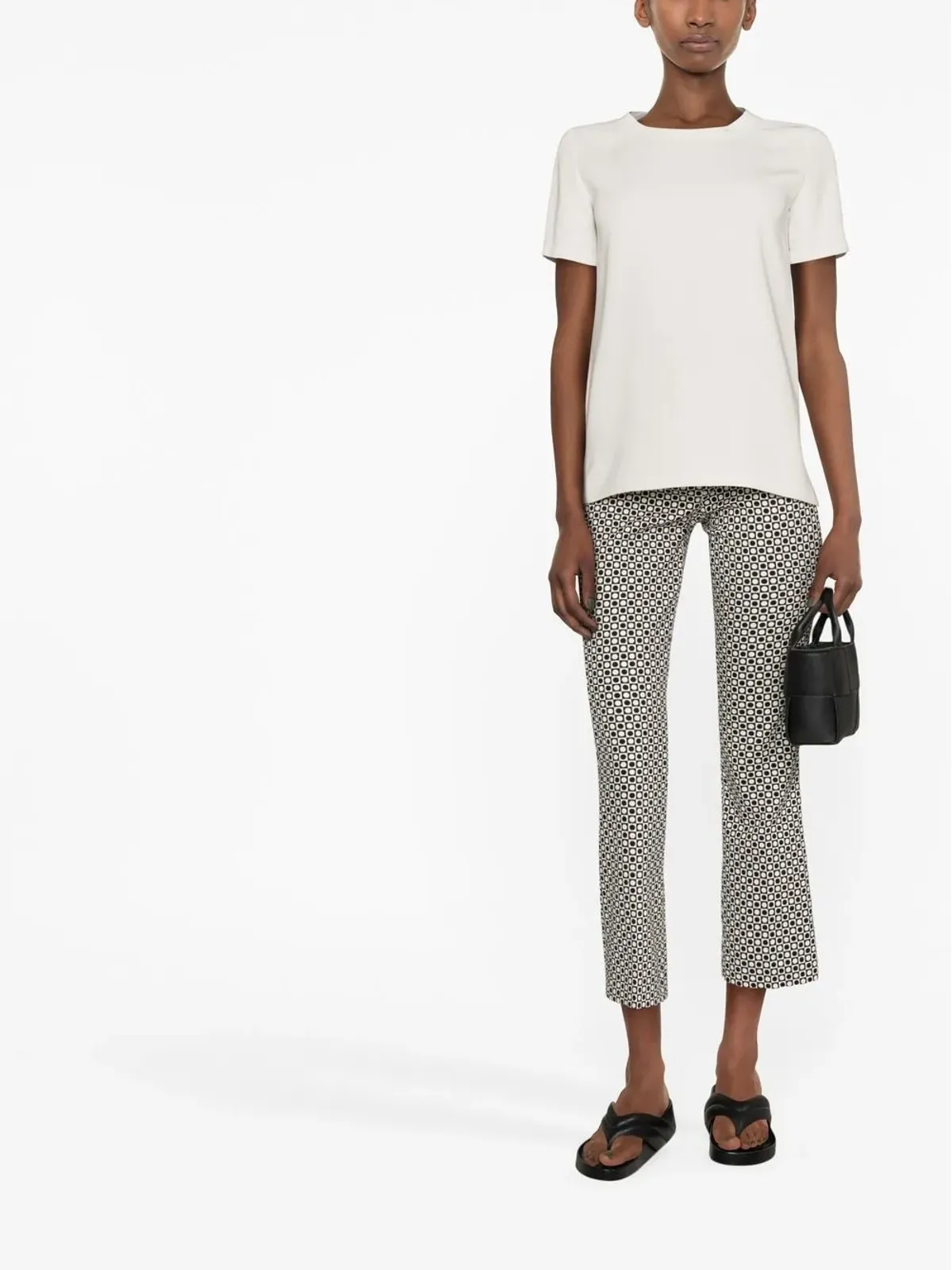 S Max Mara クルーネックショートスリーブTシャツ - 画像2