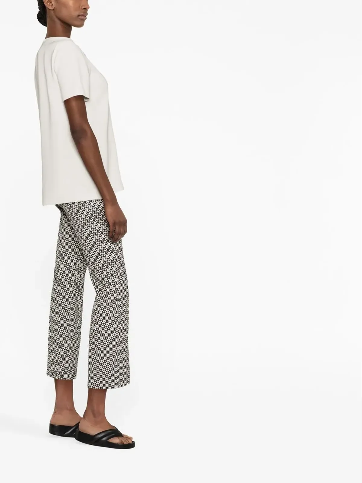 S Max Mara クルーネックショートスリーブTシャツ - 画像3