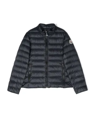 Moncler Enfant ロゴパッチ付きジップアップパッド入りジャケット - サムネイル1