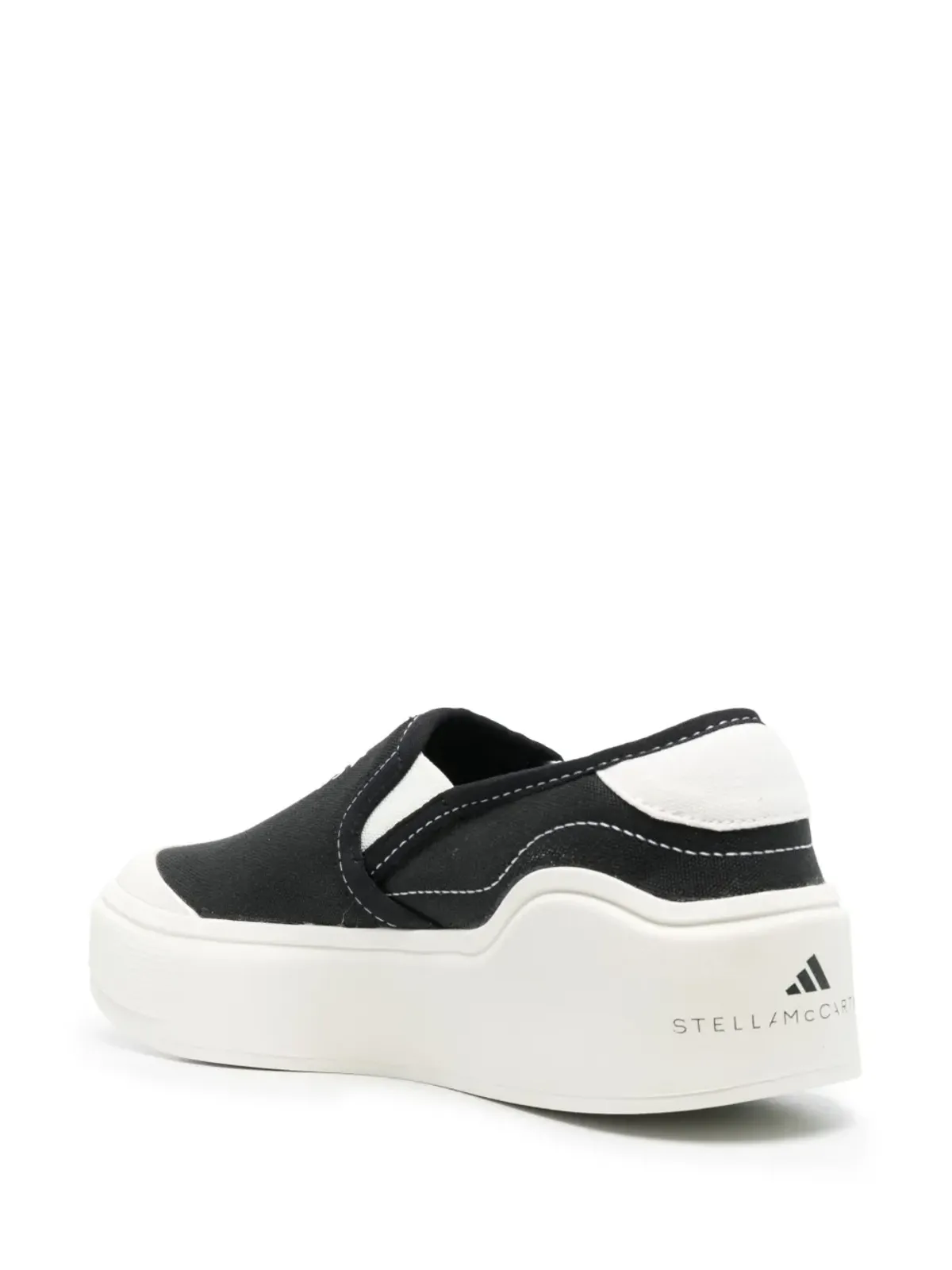 adidas by Stella McCartney ロゴプリント スリップオンスニーカー - 画像3