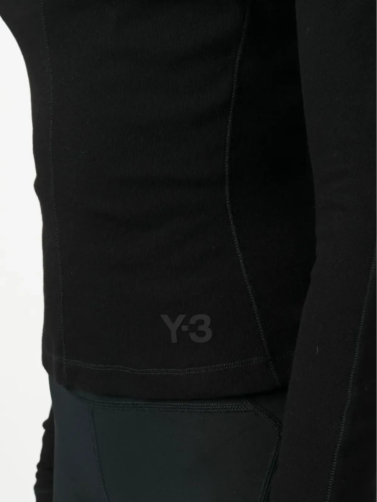 Y-3 ロゴプリント長袖トップ - 画像5