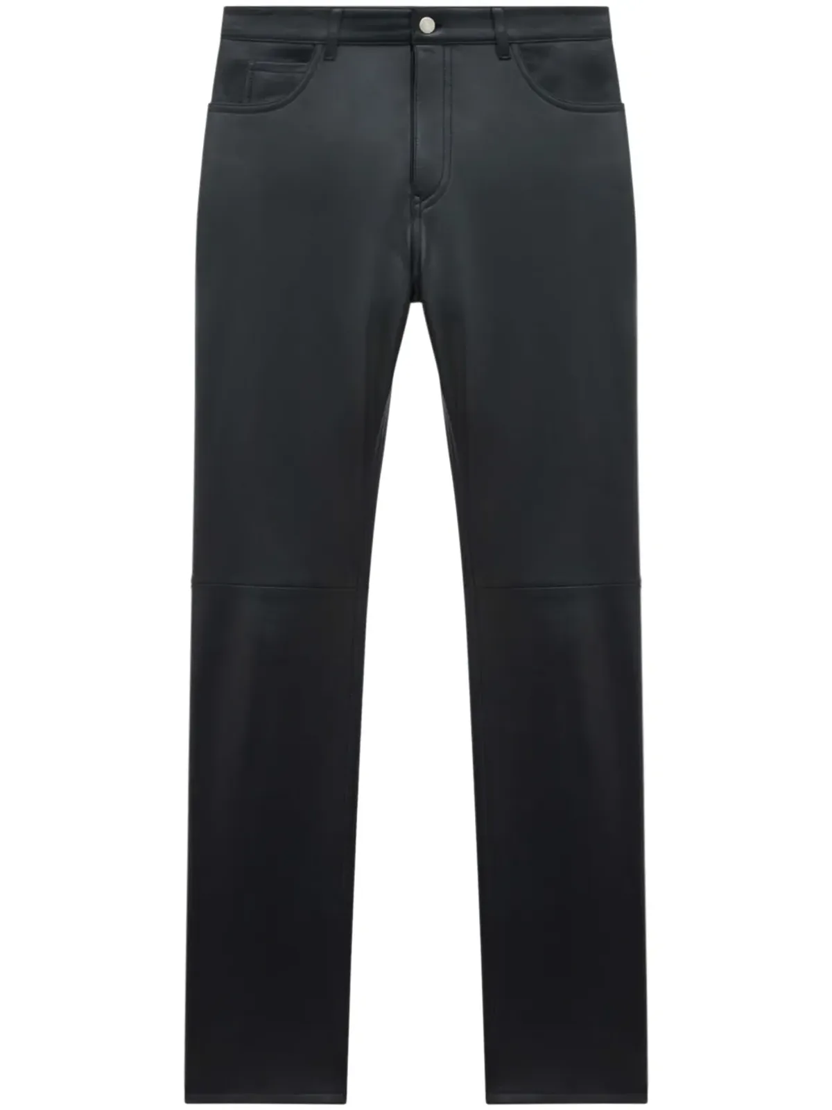 Courrèges レザー・ストレートレッグパンツ - 画像1