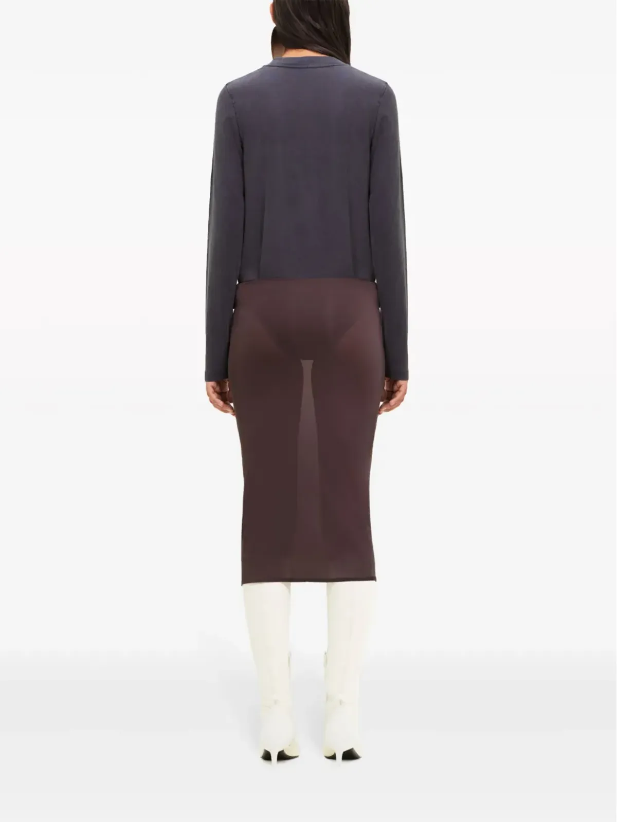 Courrèges セミシアーミディスカート - 画像4