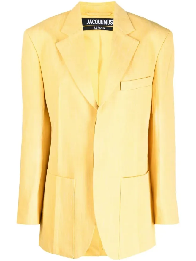 JACQUEMUS Jacquemus La veste d'Homme blazer - Yellowの商品画像