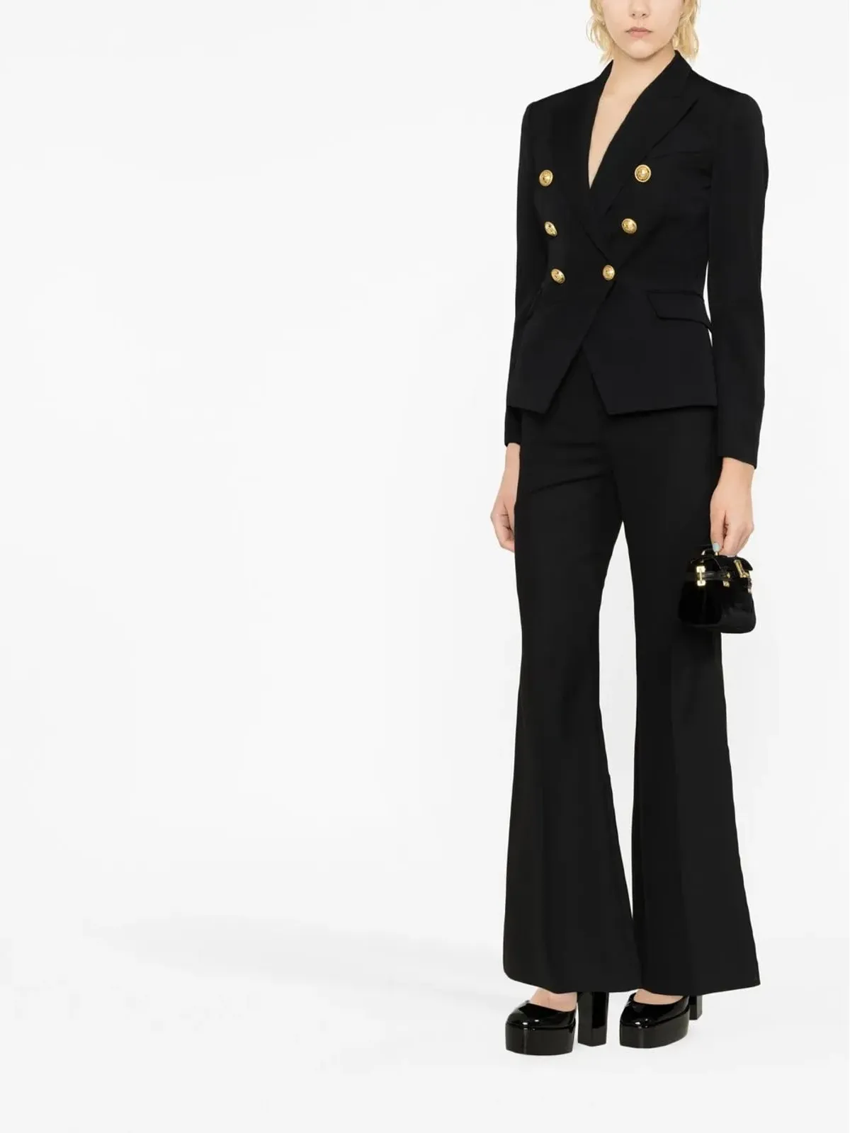Balmain ダブルブレスト フィットジャケット - 画像2