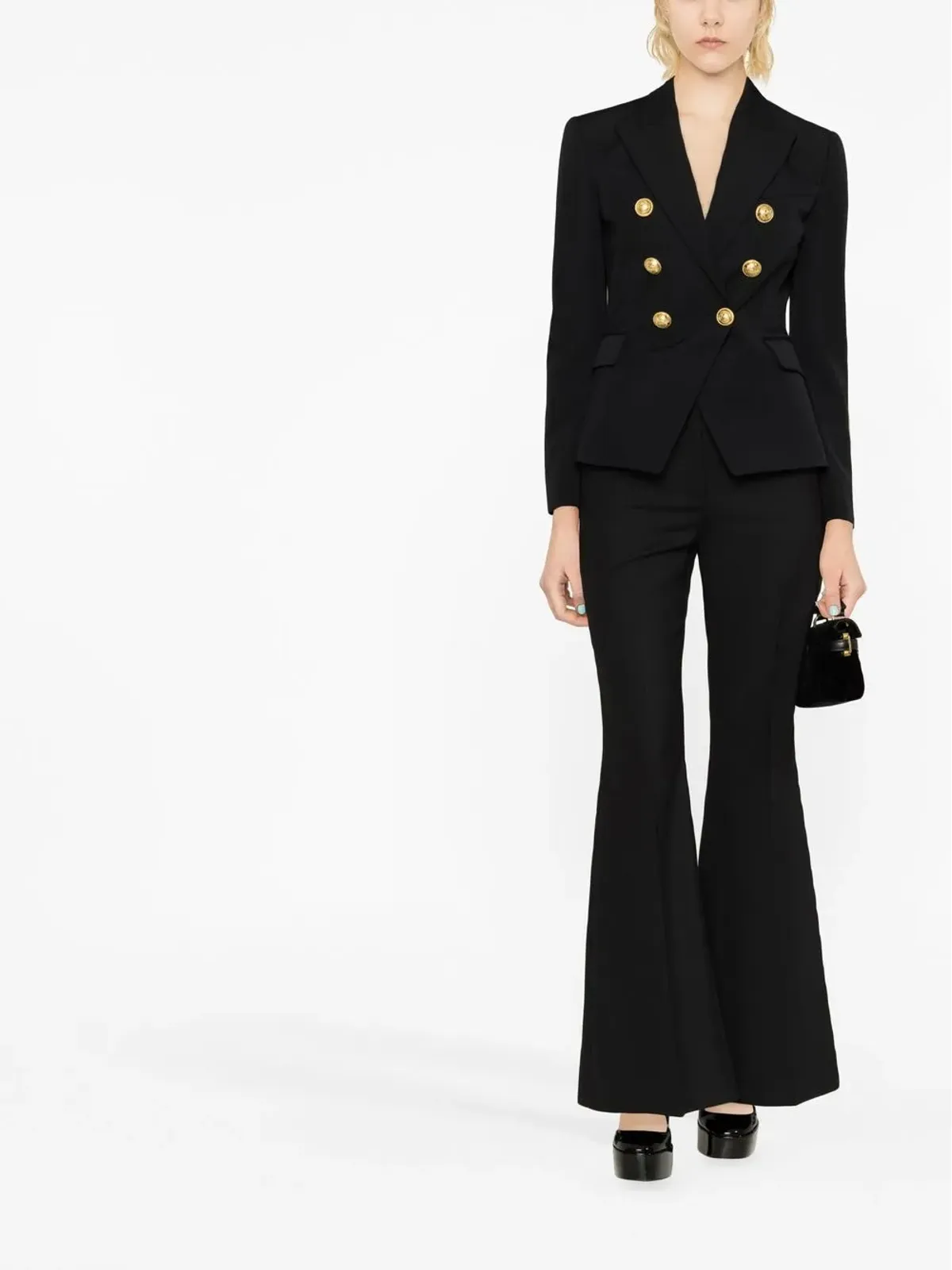 Balmain ダブルブレスト フィットジャケット - 画像4